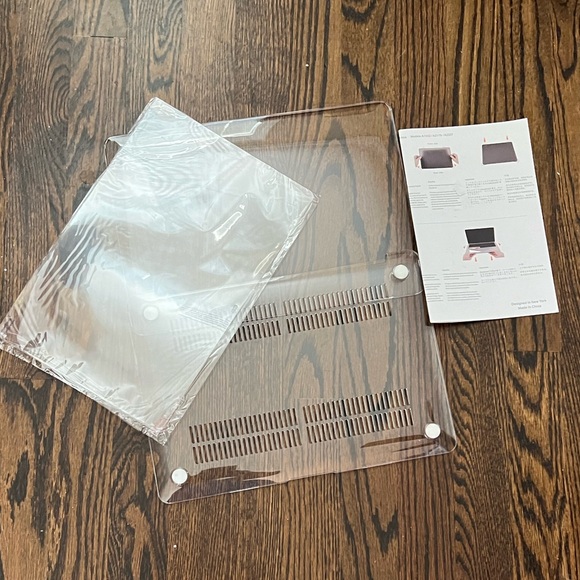 Mosiso Clear Hard ShellLaptop Cover Screen Protector MacBook Air 13" With Retina - Picture 1 of 6